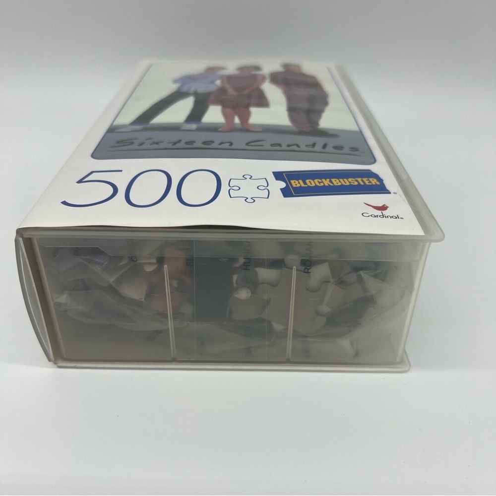 NEW Sixteen Candles 500-Piece Puzzle Vintage Blockbuster VHS Video Case - Picture 6 of 7